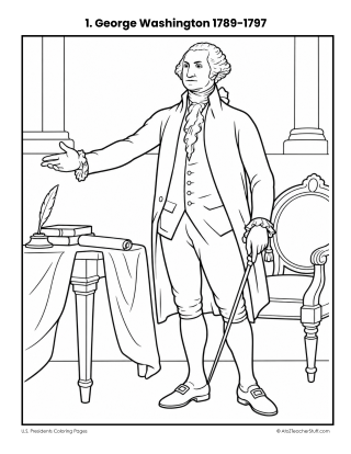 United States Presidents Coloring Pages