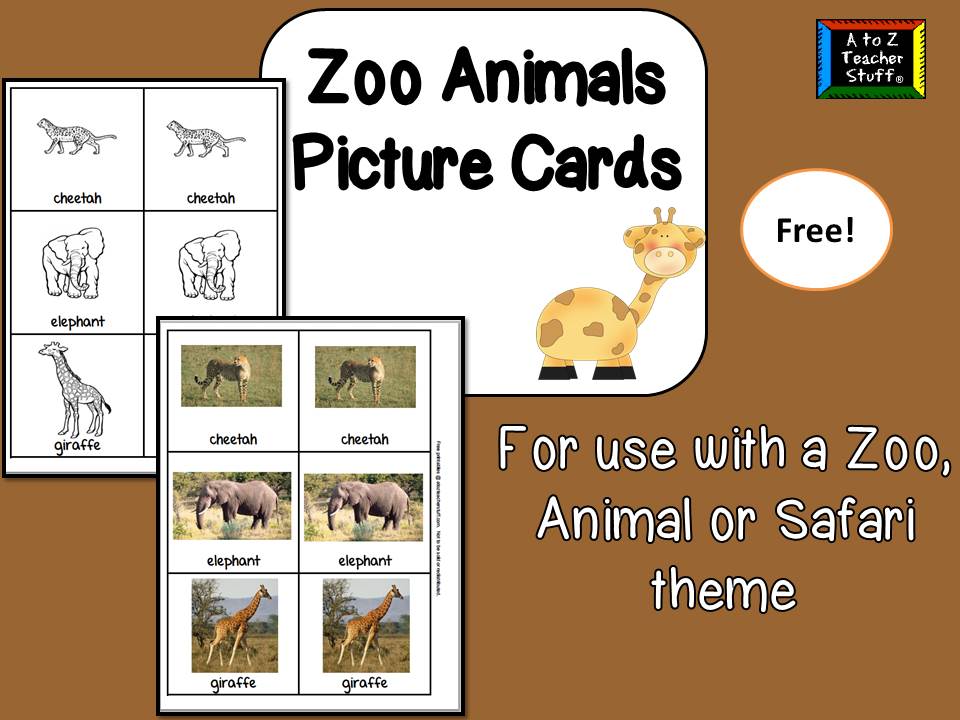 zoo animalspicturecardscover-pg14