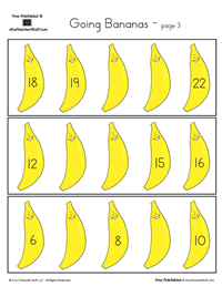 Going Bananas Missing Number Learning Center Going Bananas Missing Number Learning Center