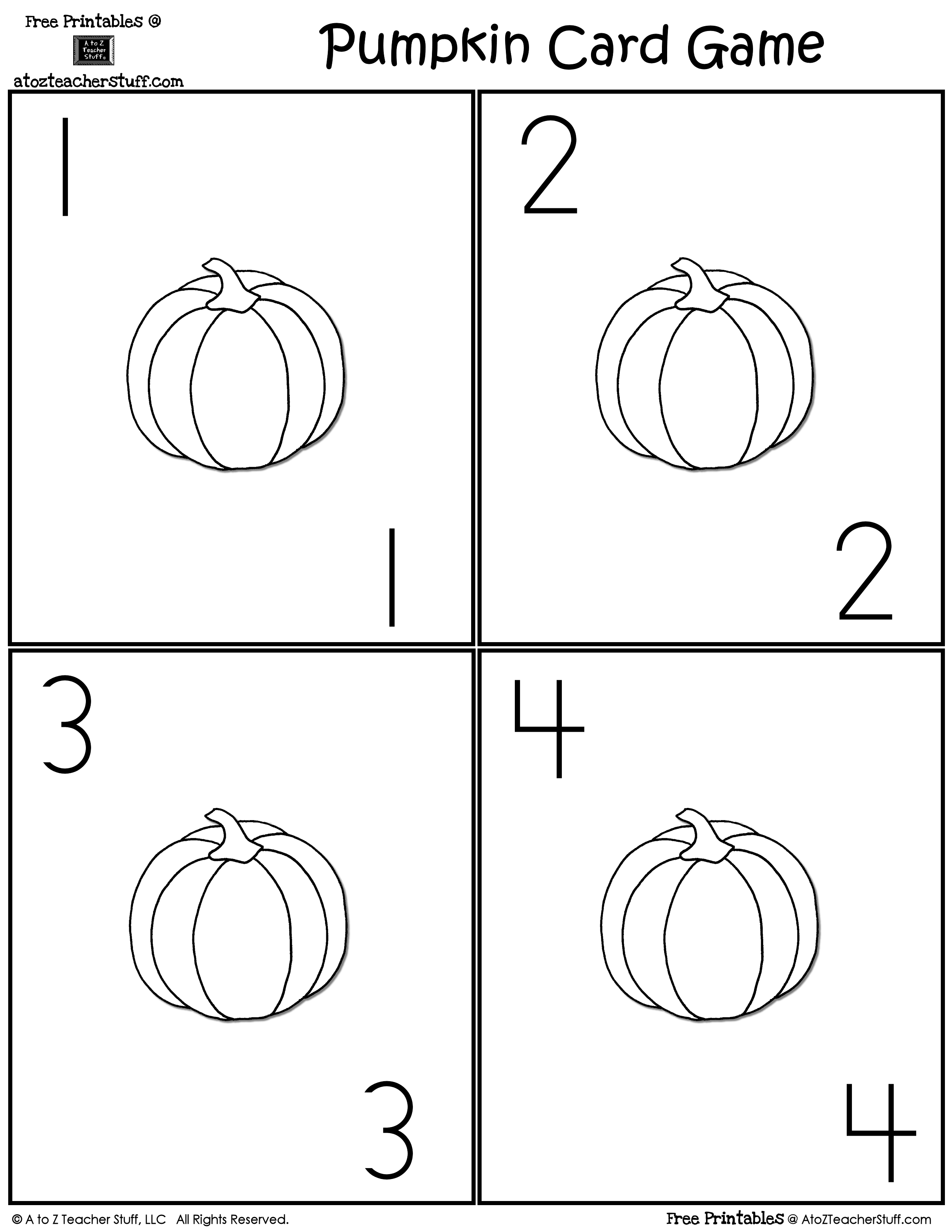 Pumpkin Card Game
