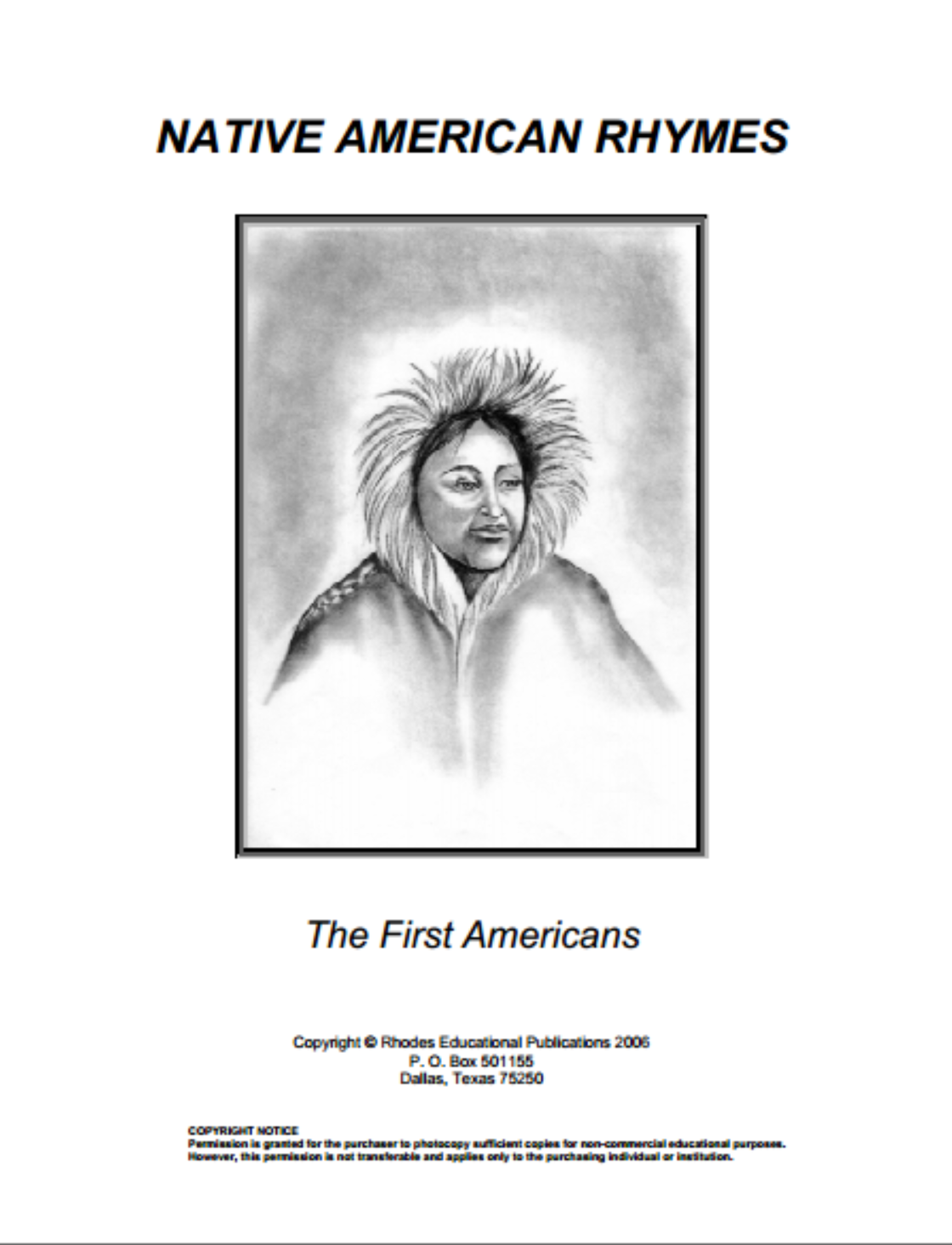Native American Rhymes: The First Americans {free printables}
