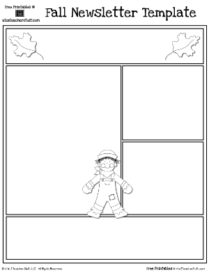 Fall Class Newsletter Template