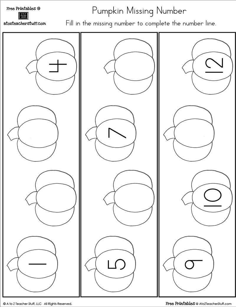 pumpkin-number-line-missing-numbers