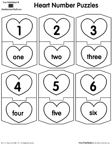Heart Number Puzzles