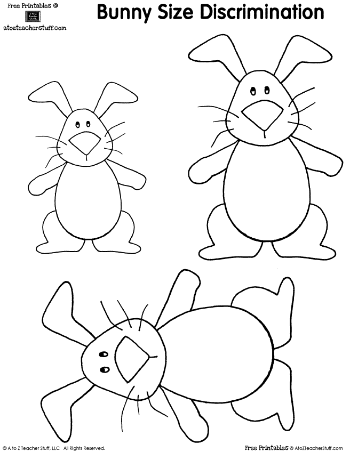 Bunny Patterns, Size Discrimation