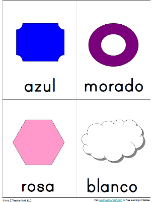 Spanish Colors and Numbers Printables