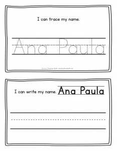 Ana Paula - Name Printables for Handwriting Practice